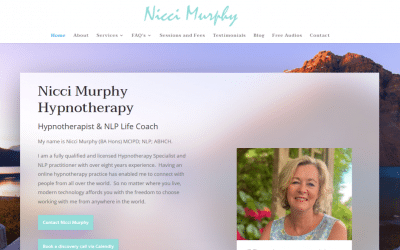 New Website Launch: Nicci Murphy Hypnotherapy