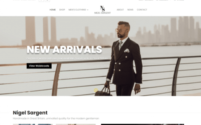 New website launch: Nigel Sargent Clothing