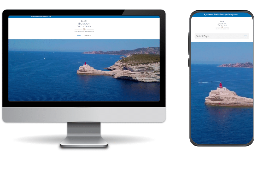 Blue Harbour Yachting website
