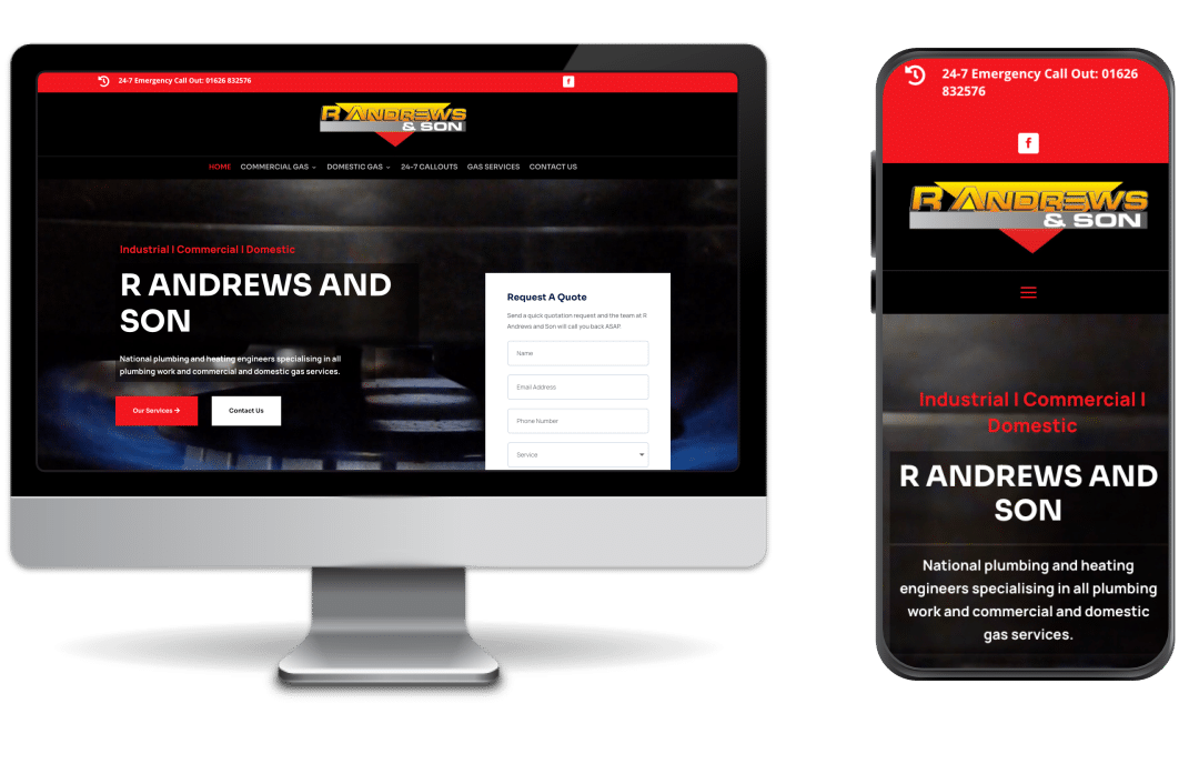 R Andrews and Son website