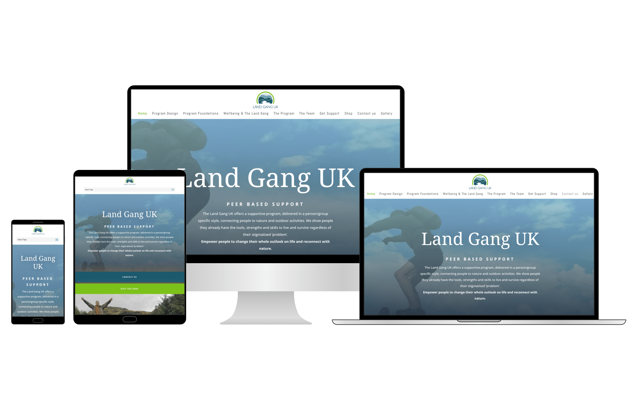 Land Gang UK website